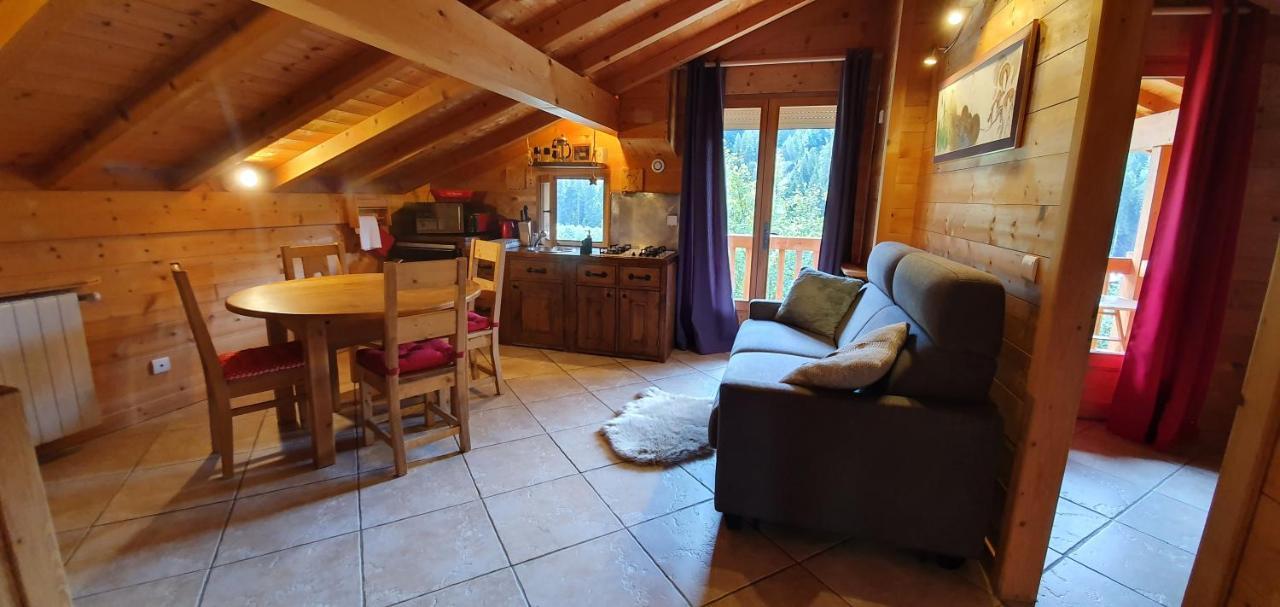 Bienvenue Dans Notre Chalet! Appartement Les Sitelles Le Grand-Bornand Bagian luar foto